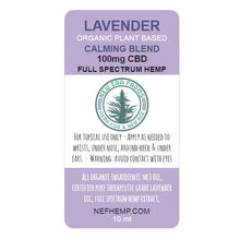 Load image into Gallery viewer, LAVENDER CALMING BLEND ROLLER